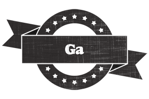 Ga grunge logo