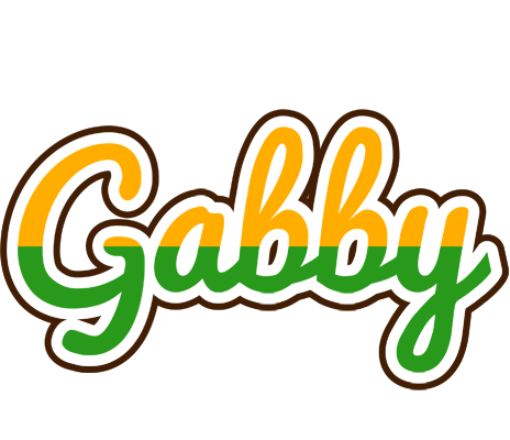 Gabby banana logo