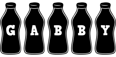 Gabby bottle logo