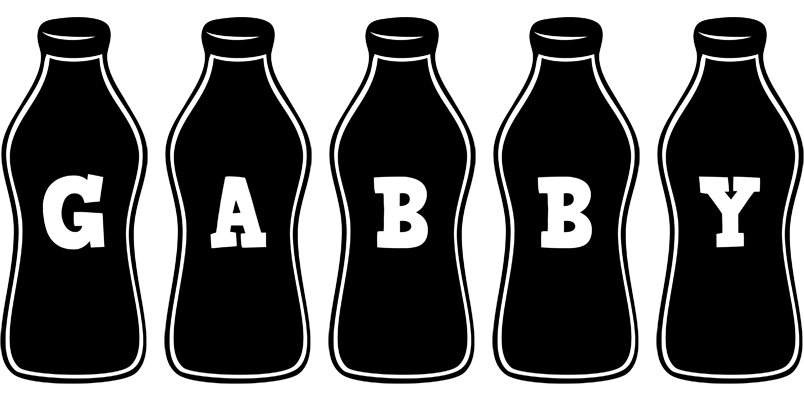 Gabby bottle logo