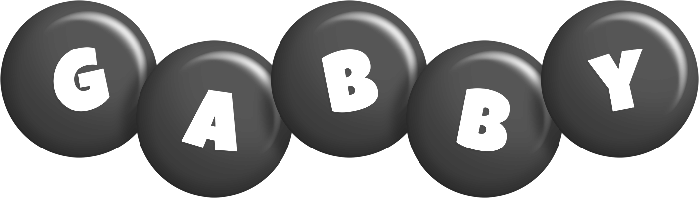 Gabby candy-black logo