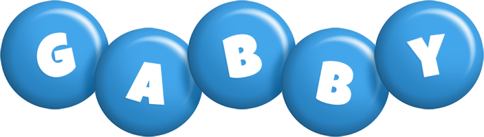 Gabby candy-blue logo