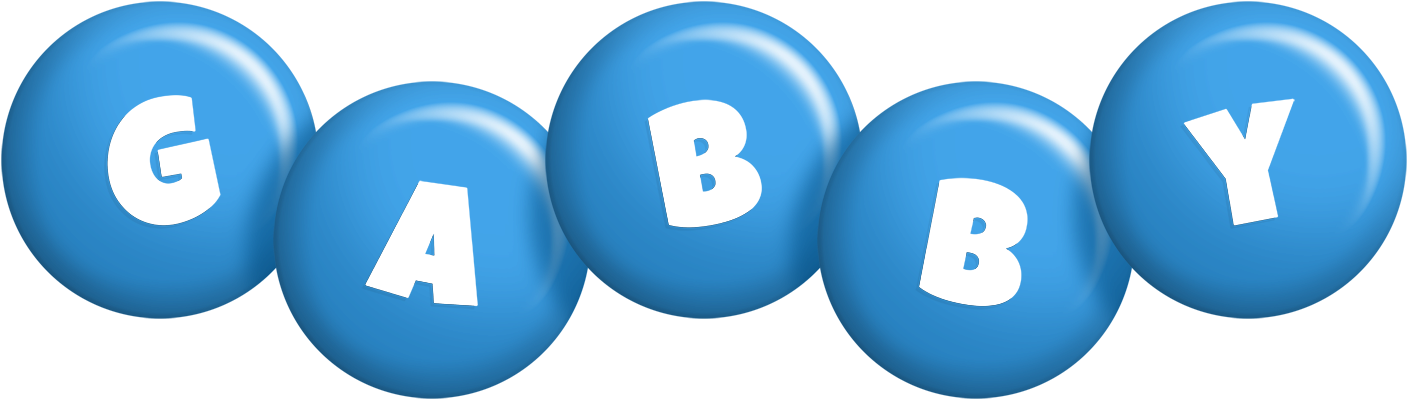 Gabby candy-blue logo