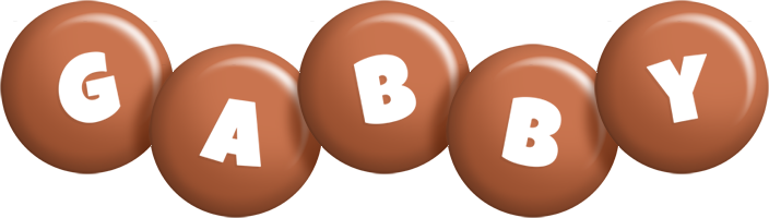 Gabby candy-brown logo