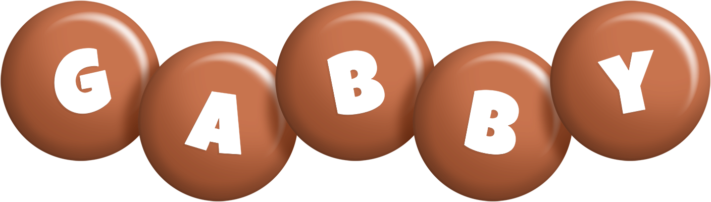Gabby candy-brown logo