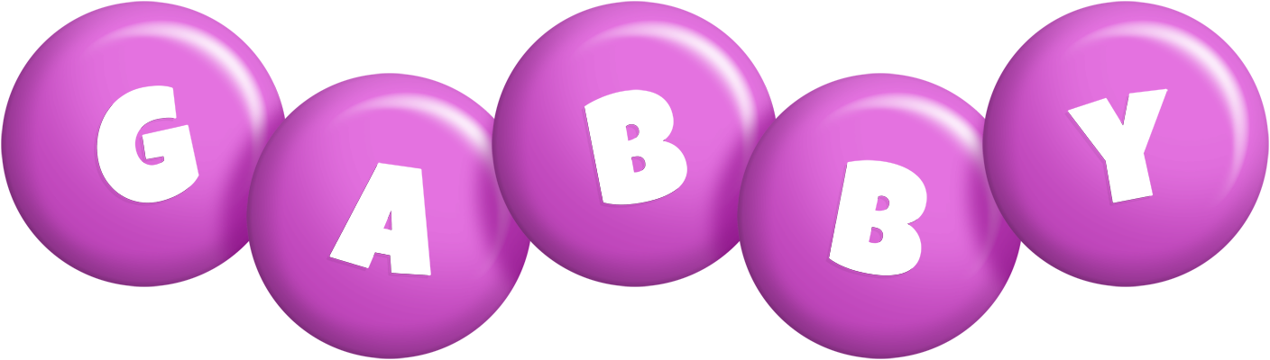 Gabby candy-purple logo