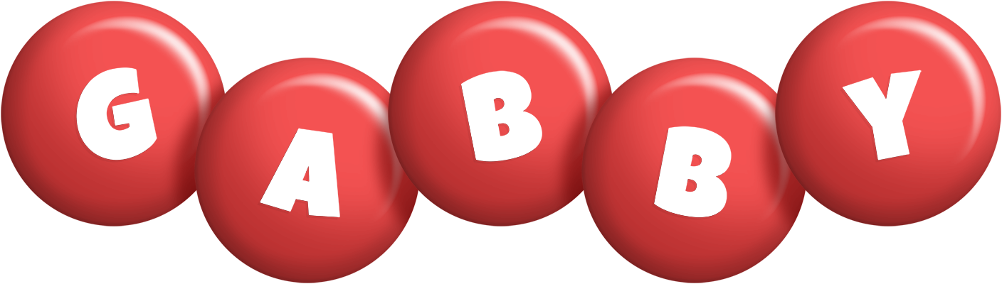 Gabby candy-red logo