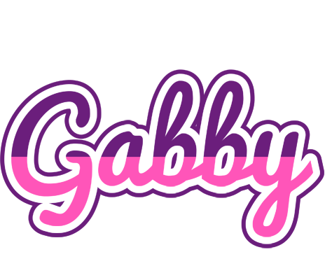 Gabby cheerful logo