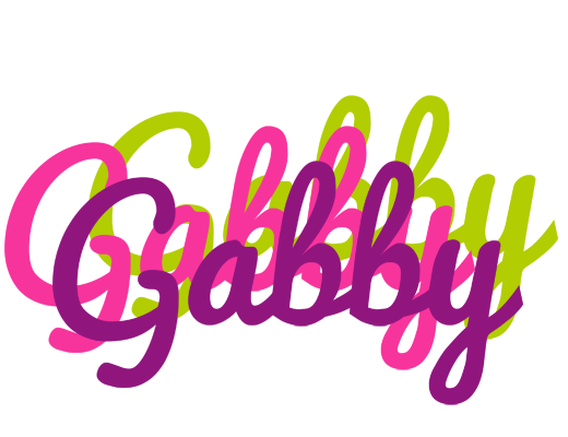 Gabby flowers logo