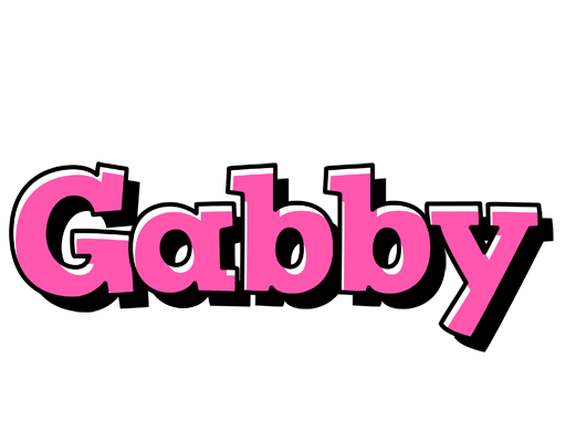 Gabby girlish logo