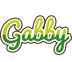 Gabby golfing logo