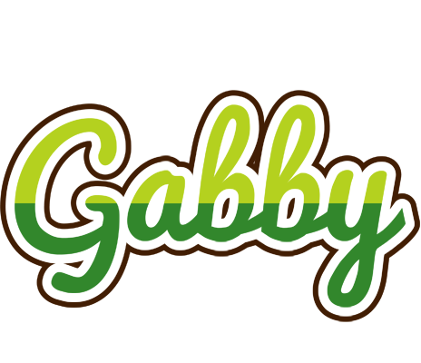 Gabby golfing logo