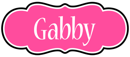 Gabby invitation logo