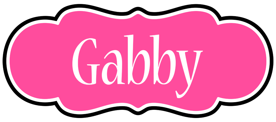 Gabby invitation logo