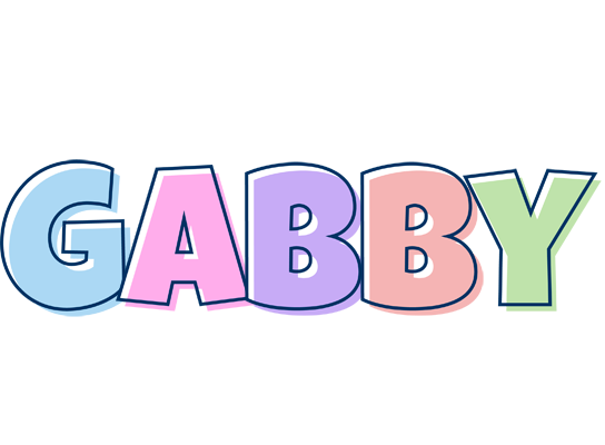 Gabby pastel logo