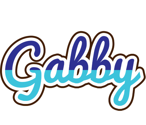 Gabby raining logo