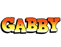 Gabby sunset logo