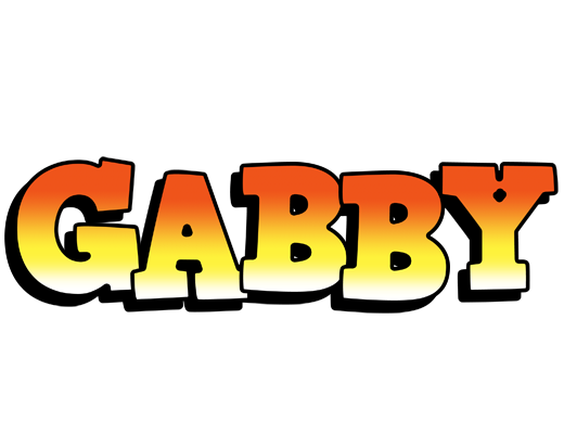 Gabby sunset logo
