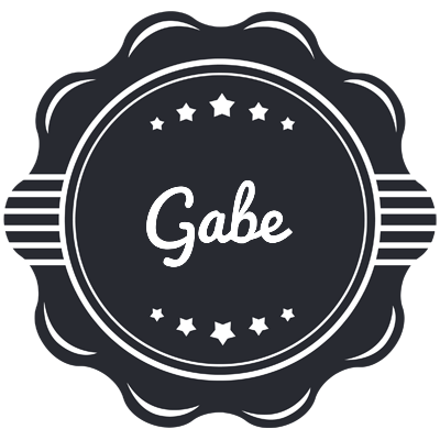 Gabe badge logo