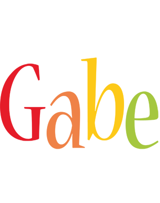 Gabe birthday logo