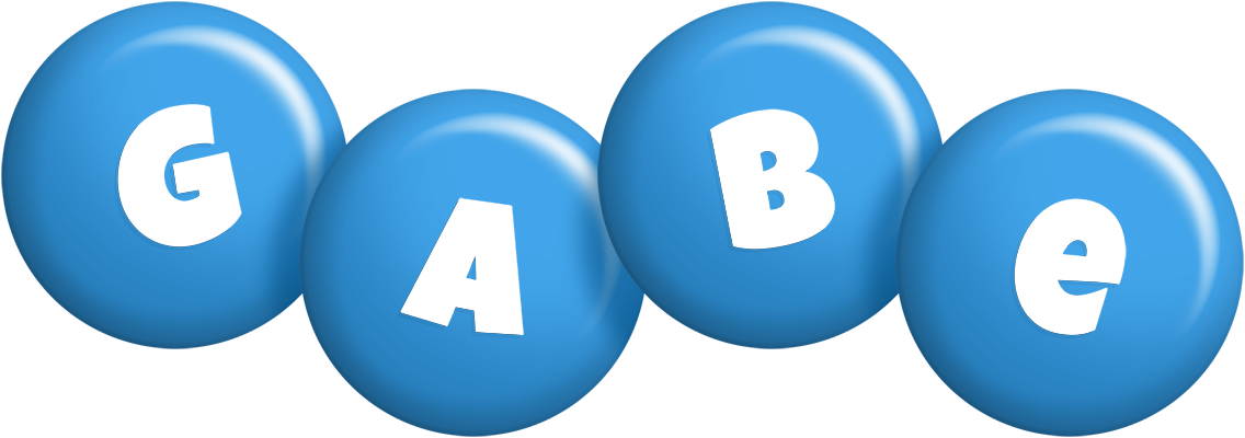 Gabe candy-blue logo