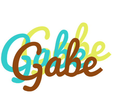 Gabe cupcake logo