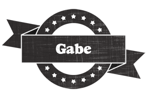 Gabe grunge logo