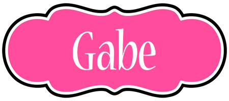 Gabe invitation logo