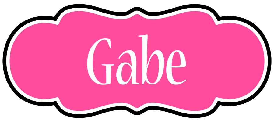 Gabe invitation logo