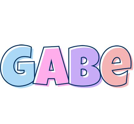 Gabe pastel logo