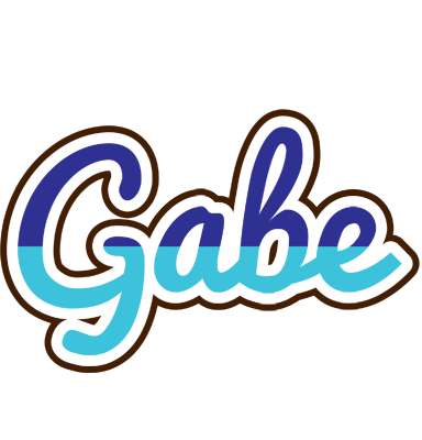 Gabe raining logo