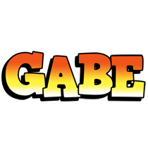 Gabe sunset logo