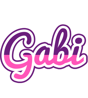 Gabi cheerful logo