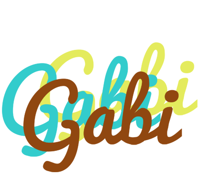 Gabi cupcake logo