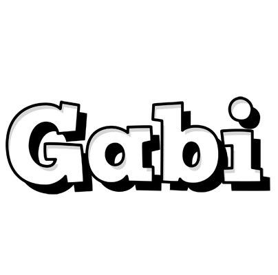 Gabi snowing logo
