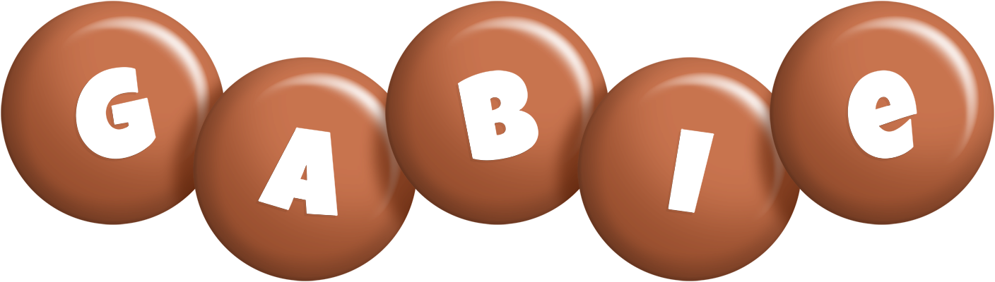Gabie candy-brown logo