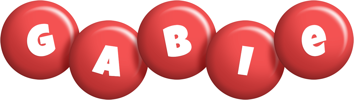 Gabie candy-red logo