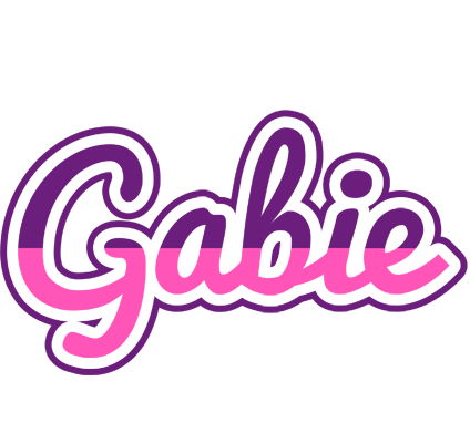 Gabie cheerful logo