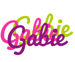 Gabie flowers logo