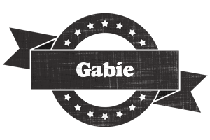 Gabie grunge logo