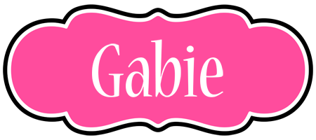 Gabie invitation logo