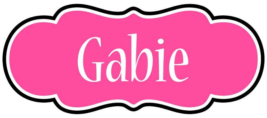 Gabie invitation logo