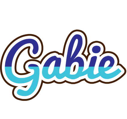 Gabie raining logo