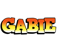 Gabie sunset logo