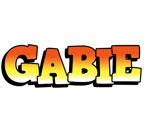 Gabie sunset logo