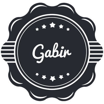 Gabir badge logo