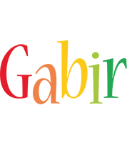 Gabir birthday logo