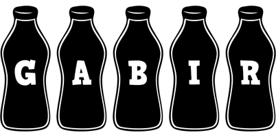 Gabir bottle logo