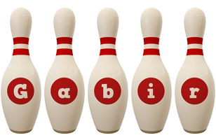 Gabir bowling-pin logo