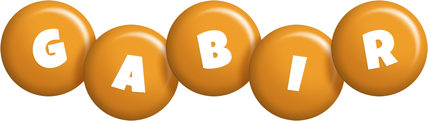Gabir candy-orange logo